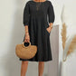 Sian - 3/4 Sleeve Autumn Dress