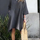 SAURI - Casual cotton and linen dress