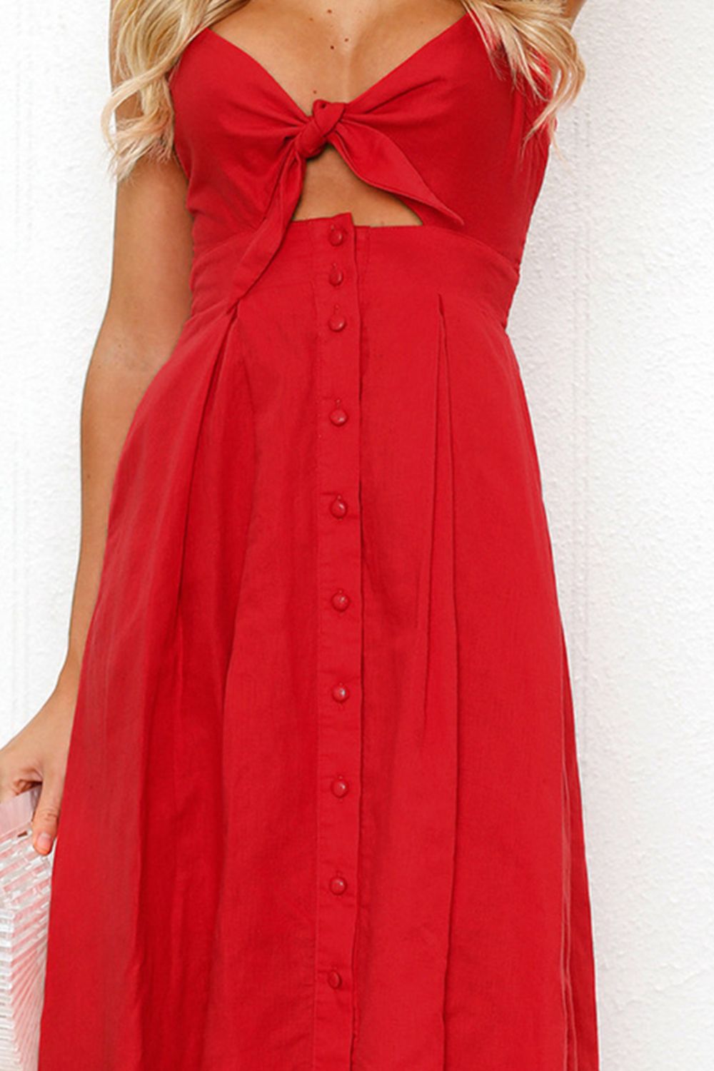 ZAHARAH CUTOUT SWEETHEART CAMI DRESS