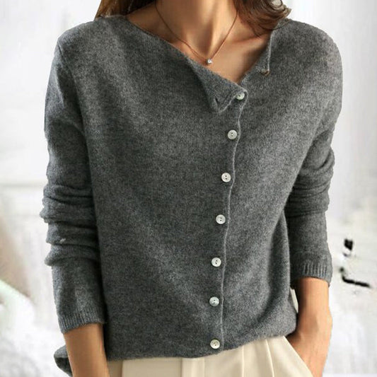 VERA BUTTON UP SWEATER