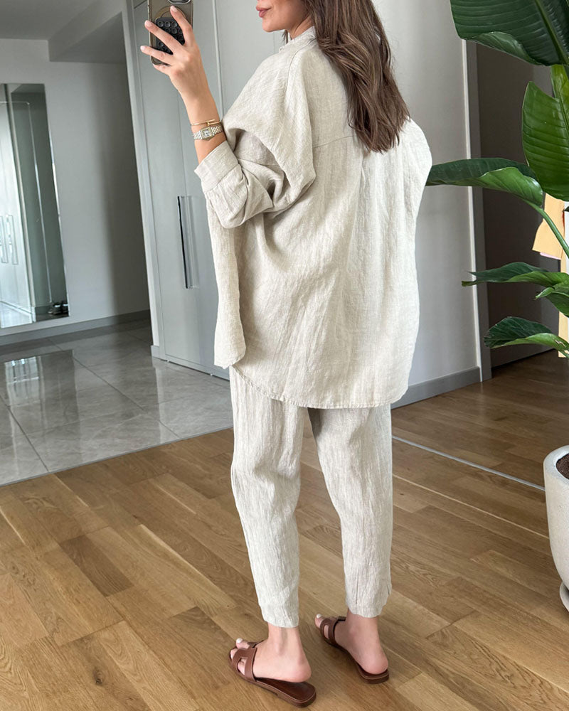 Dahlia | Casual Linen Set