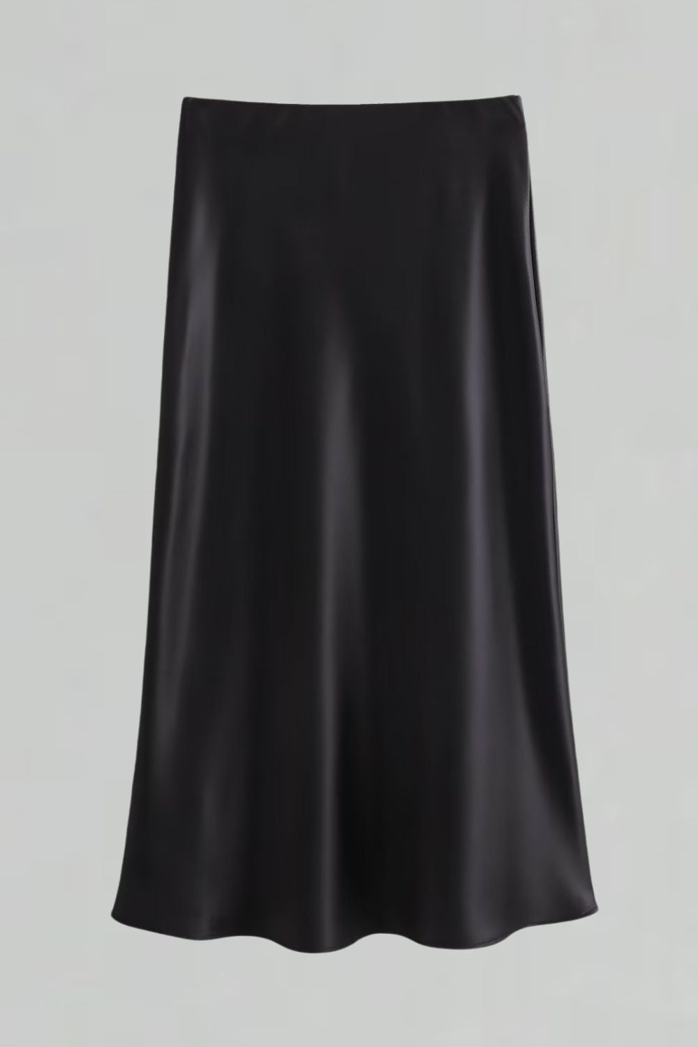 Alexandra Satin Midi Skirt