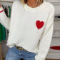 RED HEART - LONG SLEEVED SWEATER