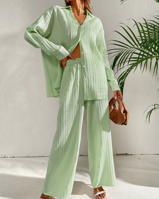 OCEAN BREEZE - LINEN 2 PIECE SET