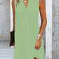 Sleeveless V Neck Casual Dress