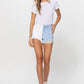 ALEXA HIGH WAIST COLOR BLOCKING SHORTS