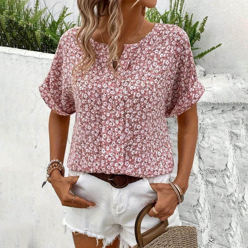 Vintage Floral Blouse