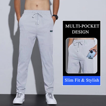 Men's Stretch Multi-pockets Casual Pants