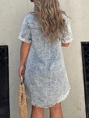 Urban Chic Denim Delight Shirt Dress