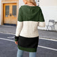 Casual Colour Block Cardigan