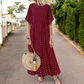 Essie - Rayon Polka dot Maxi Dress