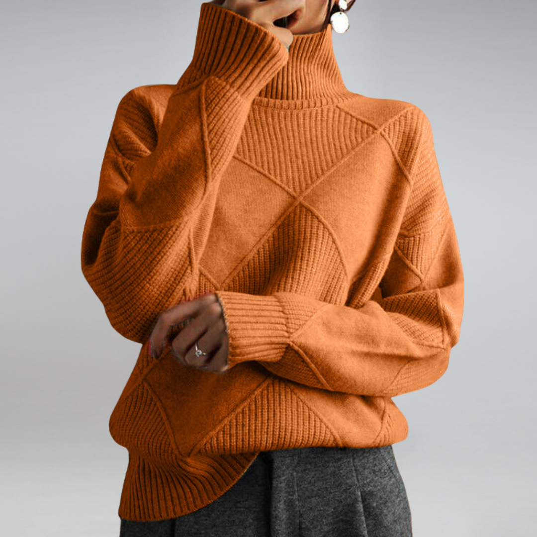 ROXANDA CASHMERE TURTLENECK SWEATER