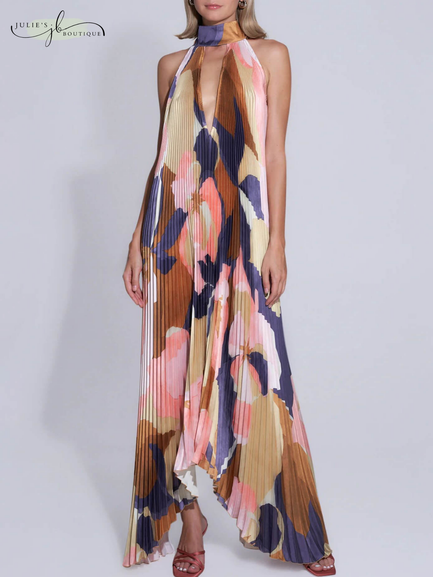 JULIE | MAXI DRESS WITH NECKHOLDER