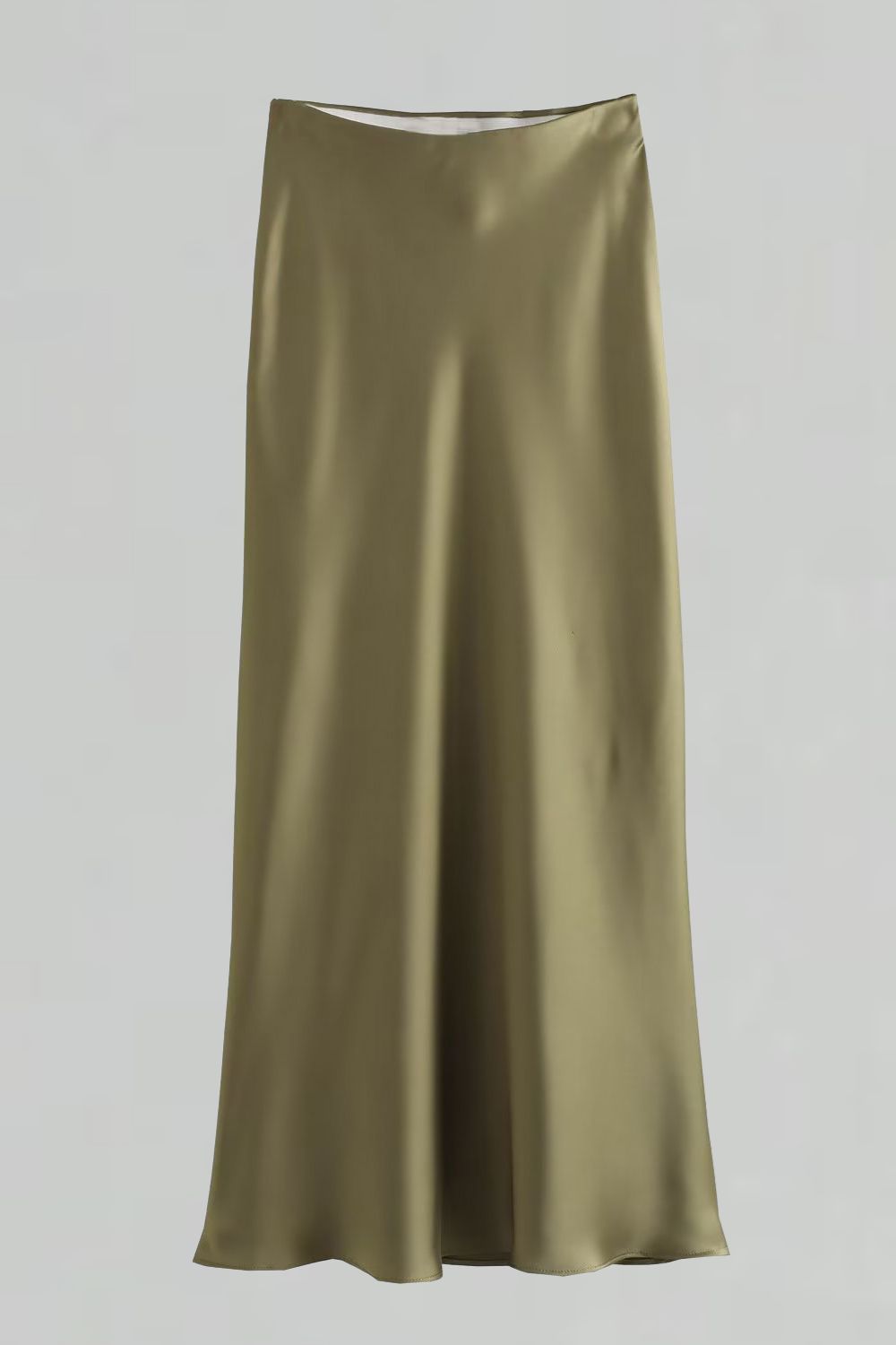 Alexandra Satin Midi Skirt