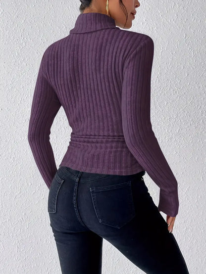 AVERY - Stylish turtleneck jumper