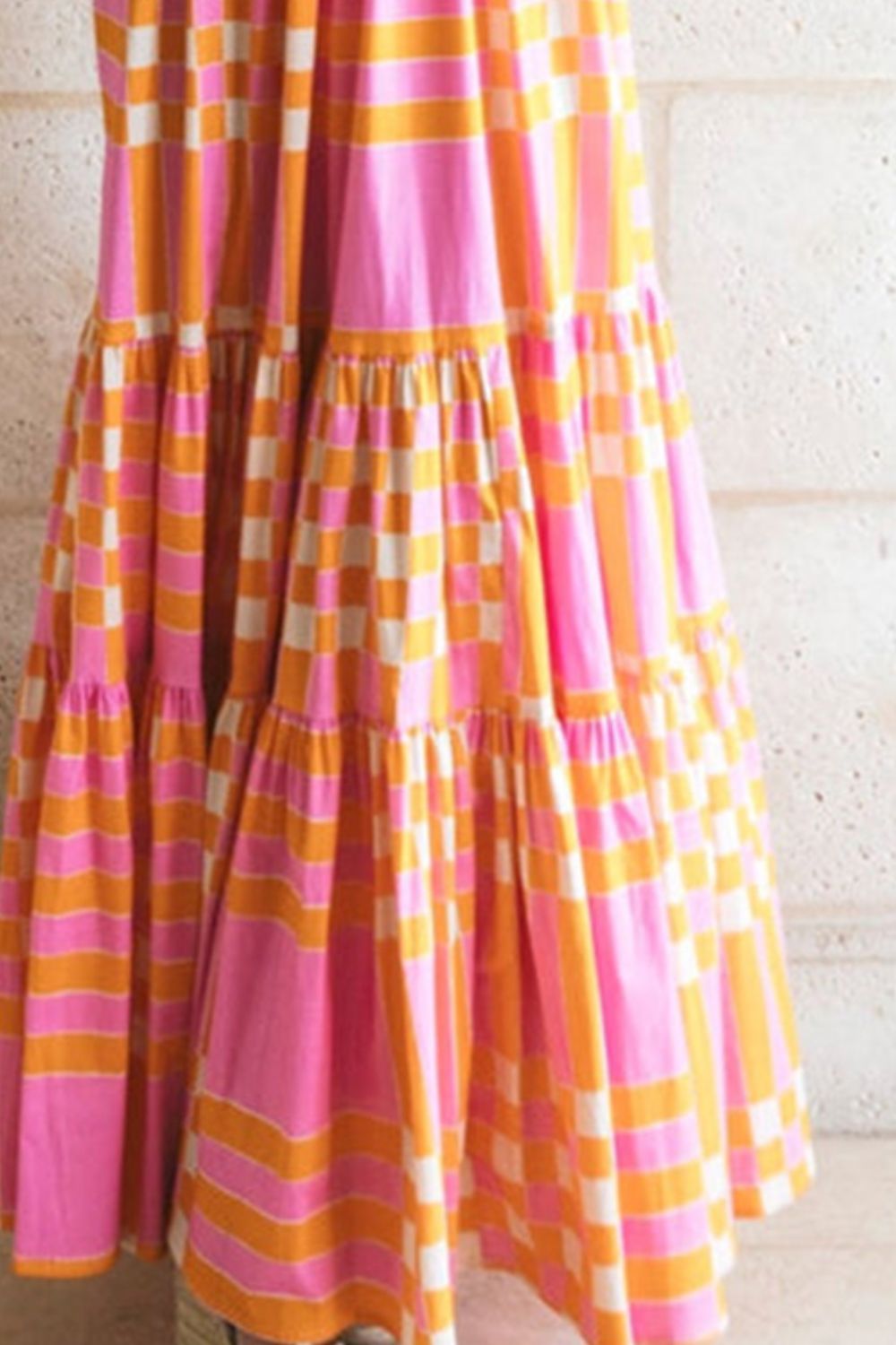 SHERBET BLOCK TIE MAXI