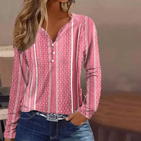 Polka Dot Casual Blouse