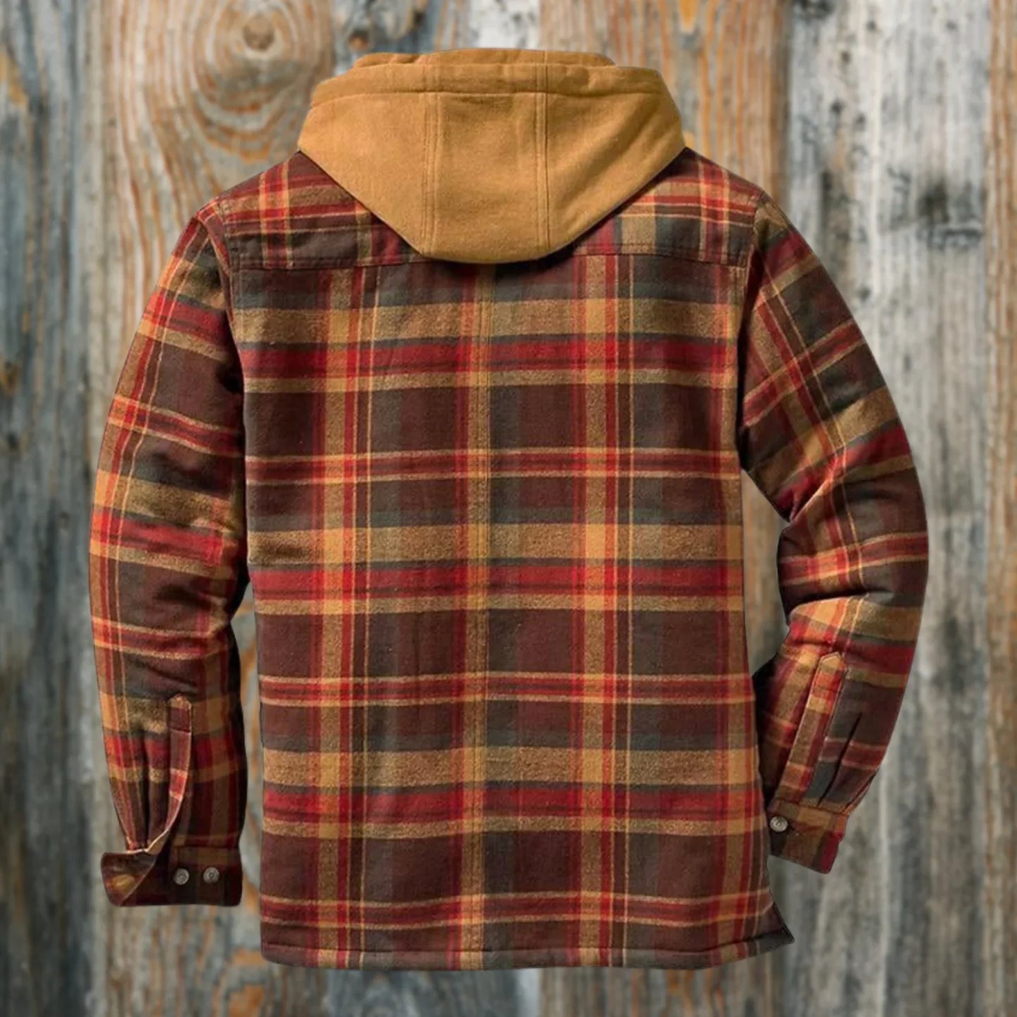 Blake - Lumberjack Insulated Flannel Jacket with Hood