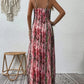 Sleeveless Vacation Dress in Gradient Print