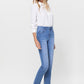 JUNI HIGH RISE STRETCH CROP SLIM JEAN