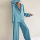 Effen - Silky Elegance Oversized Pajama Set