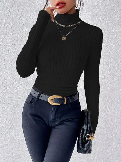 AVERY - Stylish turtleneck jumper