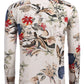 Cotton Linen Floral Henley Shirt (US Only)