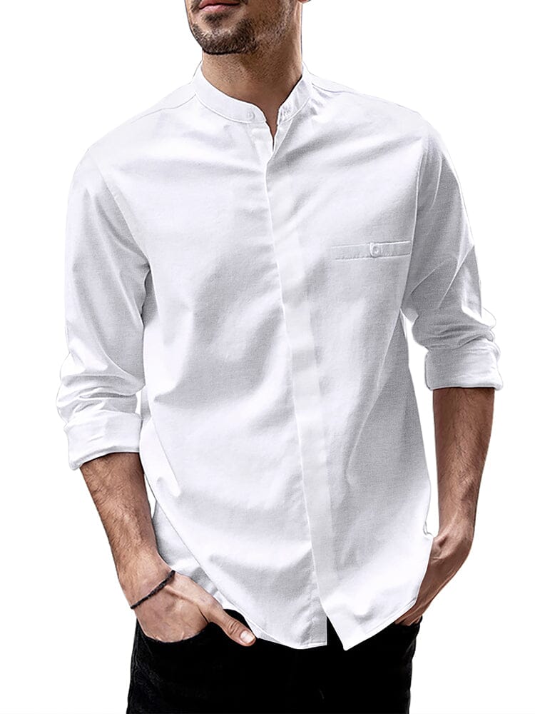 Breathable Button Up Linen Shirt (US Only)