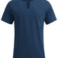 Casual Linen Style Henley Shirt (US Only)