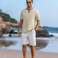 Casual Linen Style Henley Shirt (US Only)