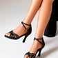 Alison Hayes™ Satin Strappy Heel Sandals