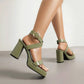 Alison Hayes™ High Block Heel Sandals