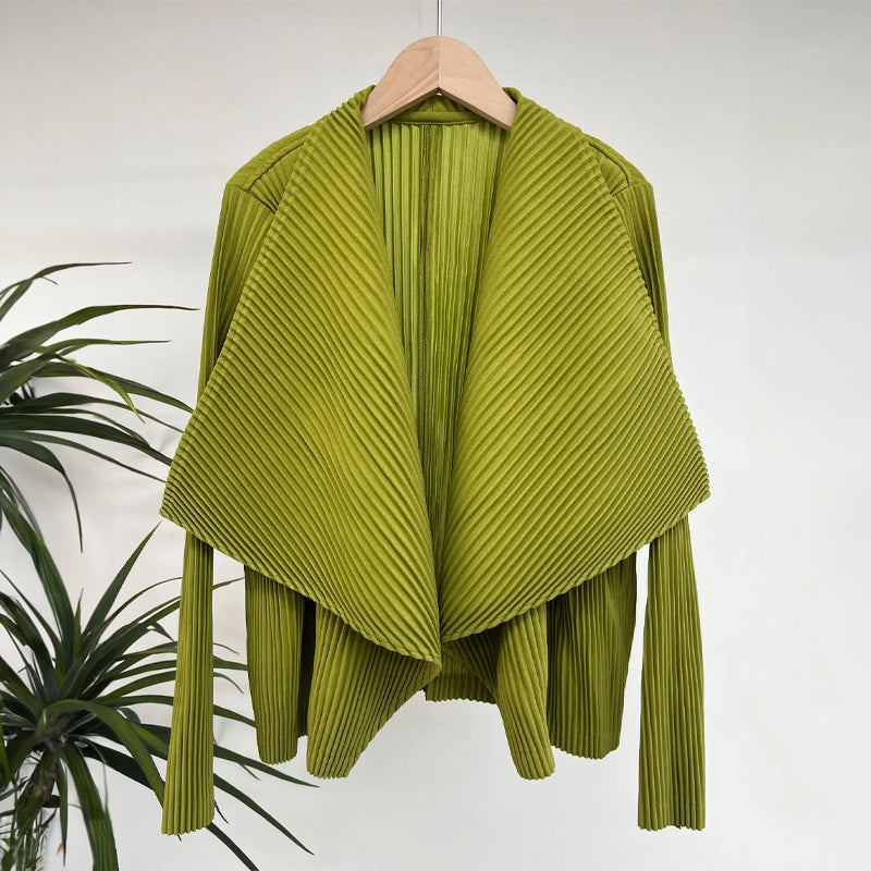 ALONA CHIC PLEATED CARDIGAN