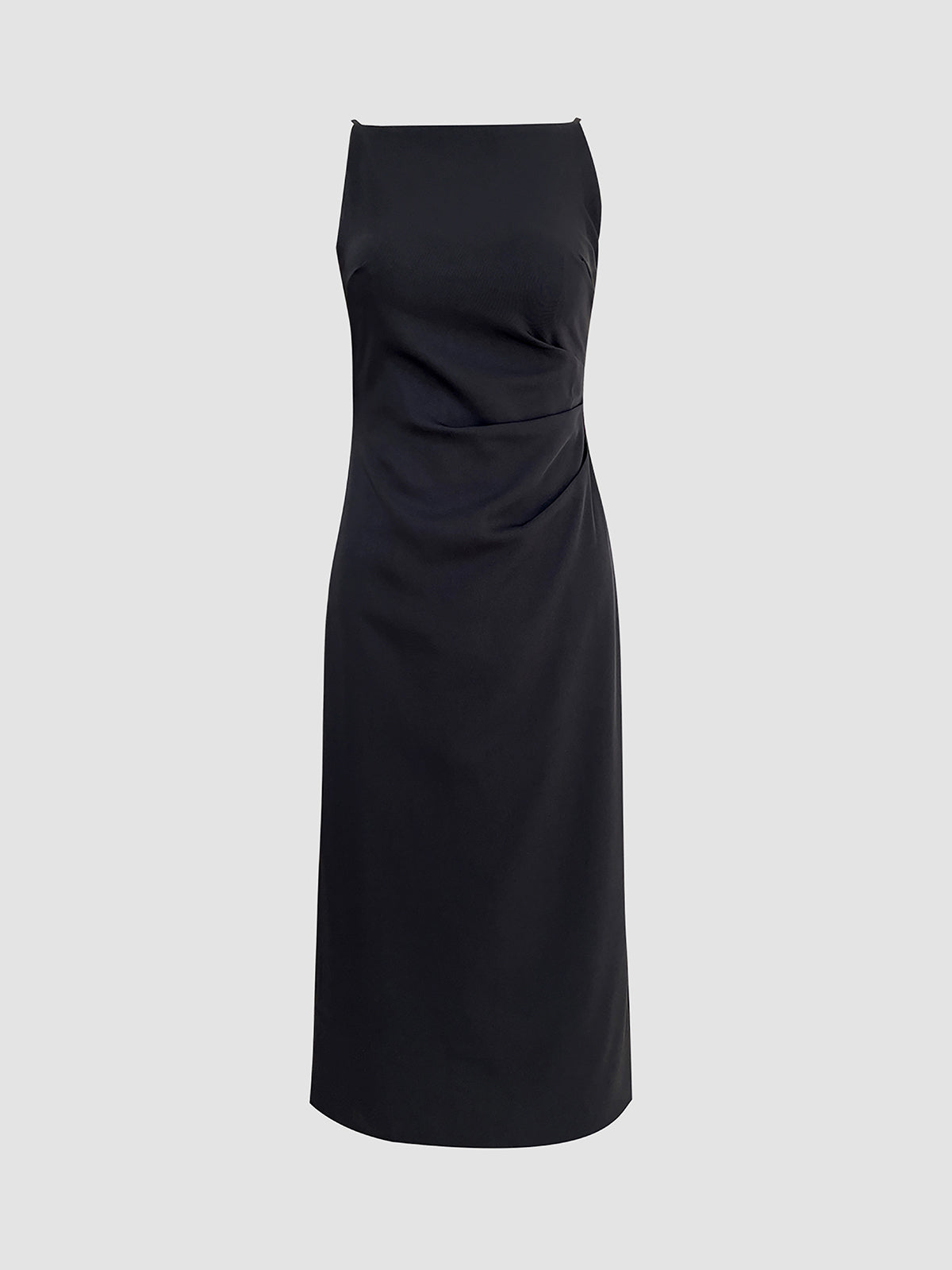 Silent Sea Boat Neck Midi Dress