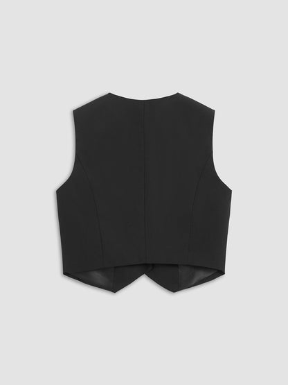 Leisure Button Up Vest