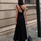 Cutout Backless Long Knit Dress