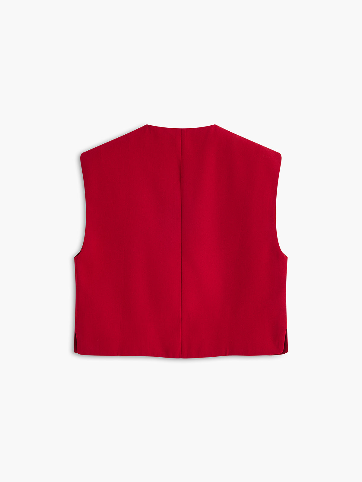 Leisure Sleeveless Button Vest