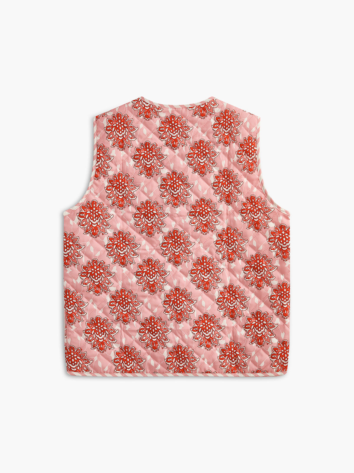 Nuboheme Printed Tie Front Vest