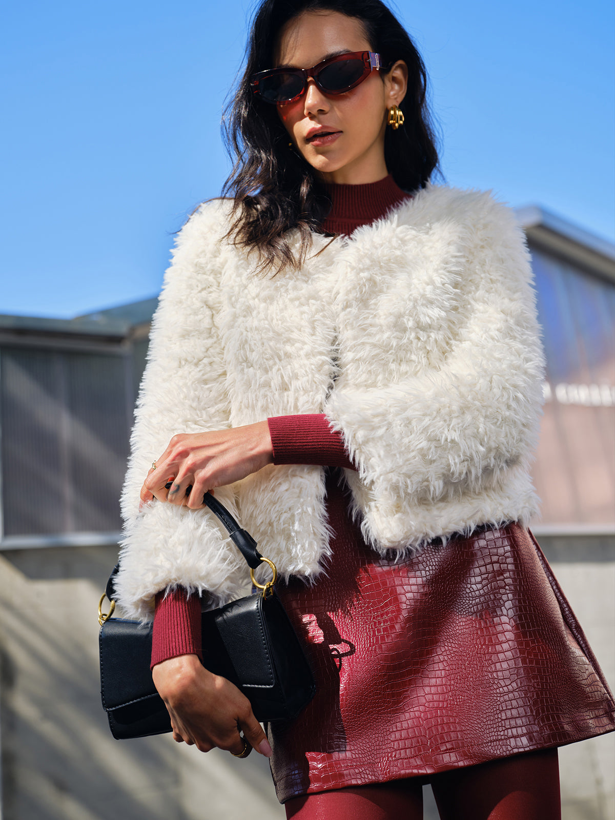 Faux Fur Short Coat