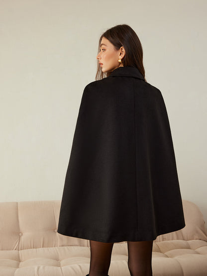 Camellia-Button Cloak