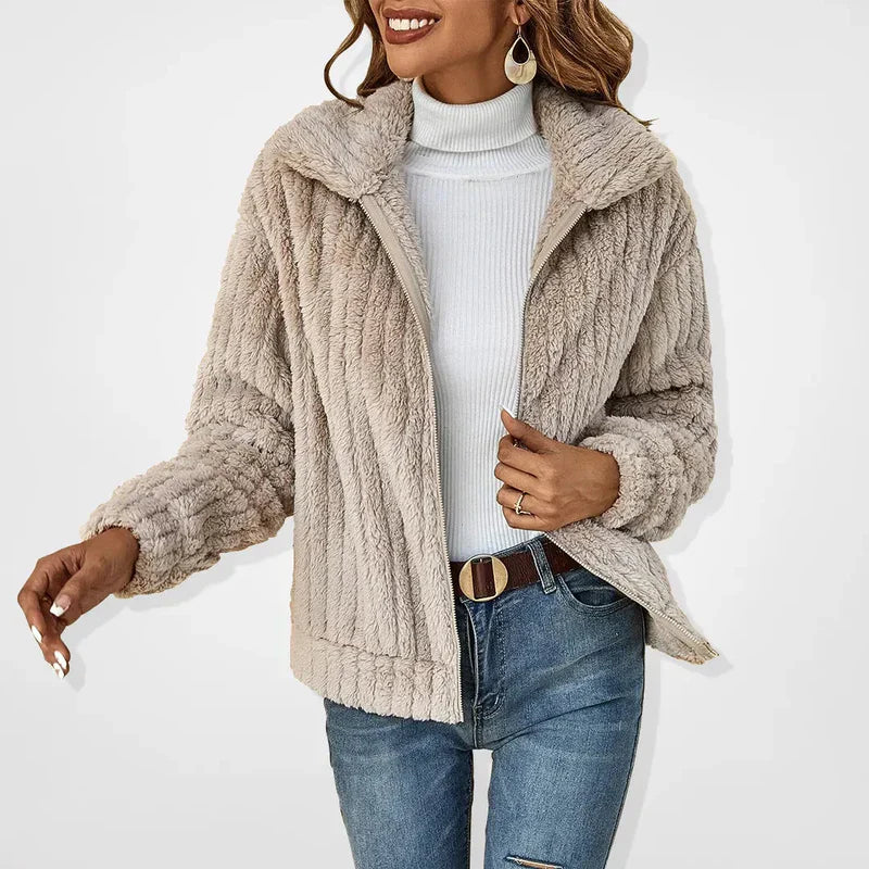 Nadia - Casual Plush Cardigan