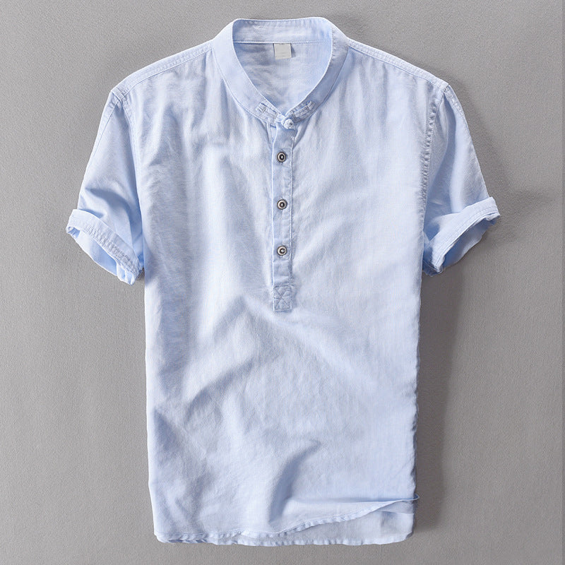 Charles Morrison Oasis Cove Linen Shirt