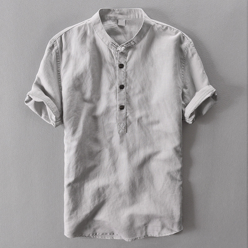 Charles Morrison Oasis Cove Linen Shirt