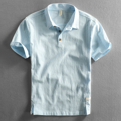 Charles Morrison Relaxed Linen Shirt