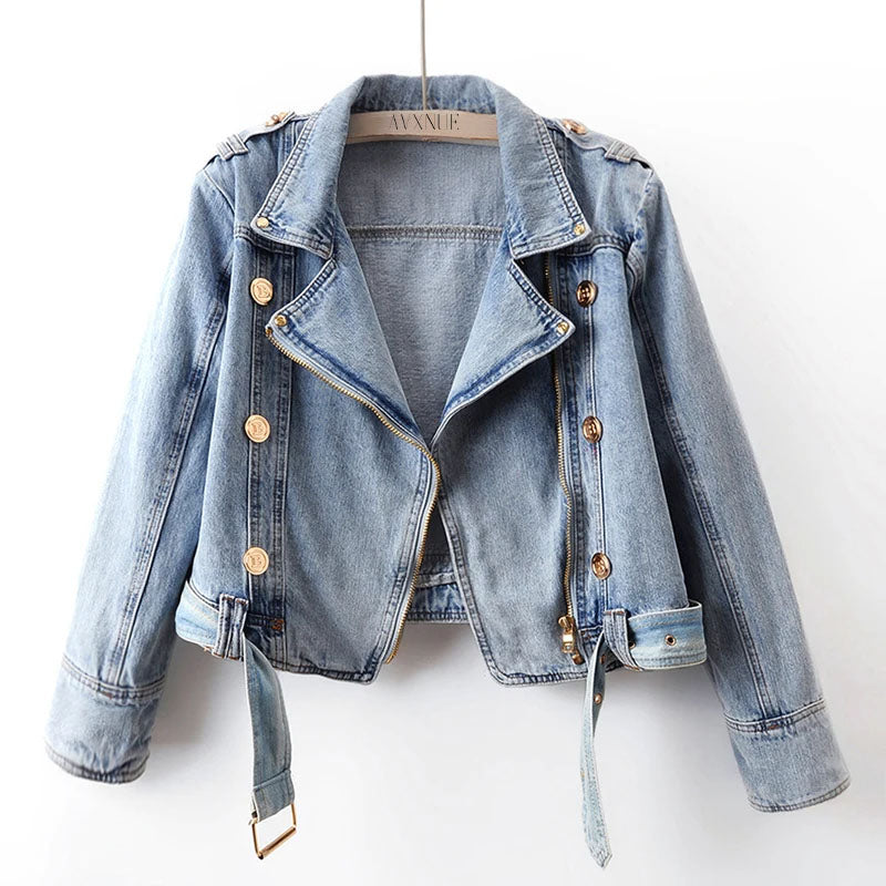 Emie Daly Cropped Denim Jacket