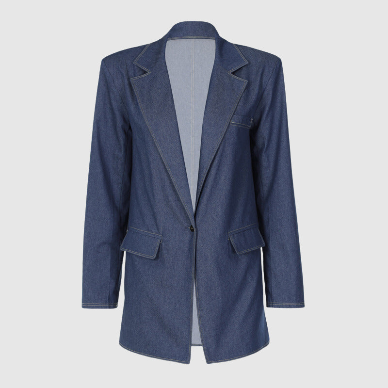 Emie Daly Relaxed Denim Blazer