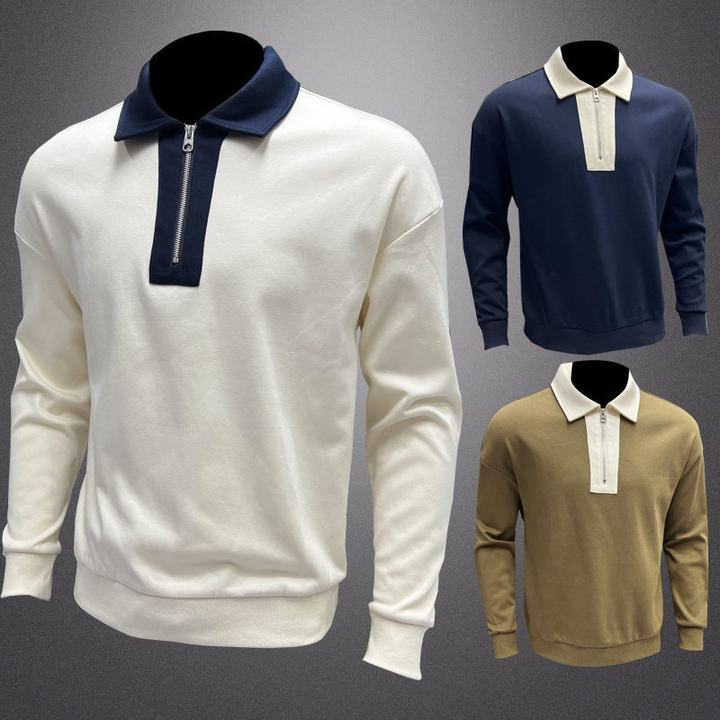 Frank Hardy Accent Collar Sweatshirt