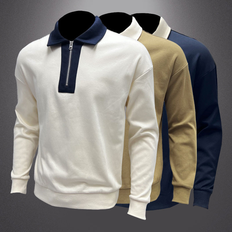 Frank Hardy Accent Collar Sweatshirt