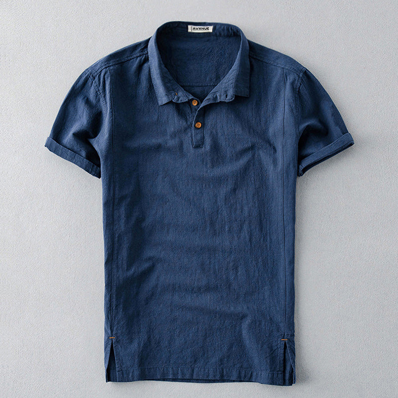 Frank Hardy Linen Polo Shirt