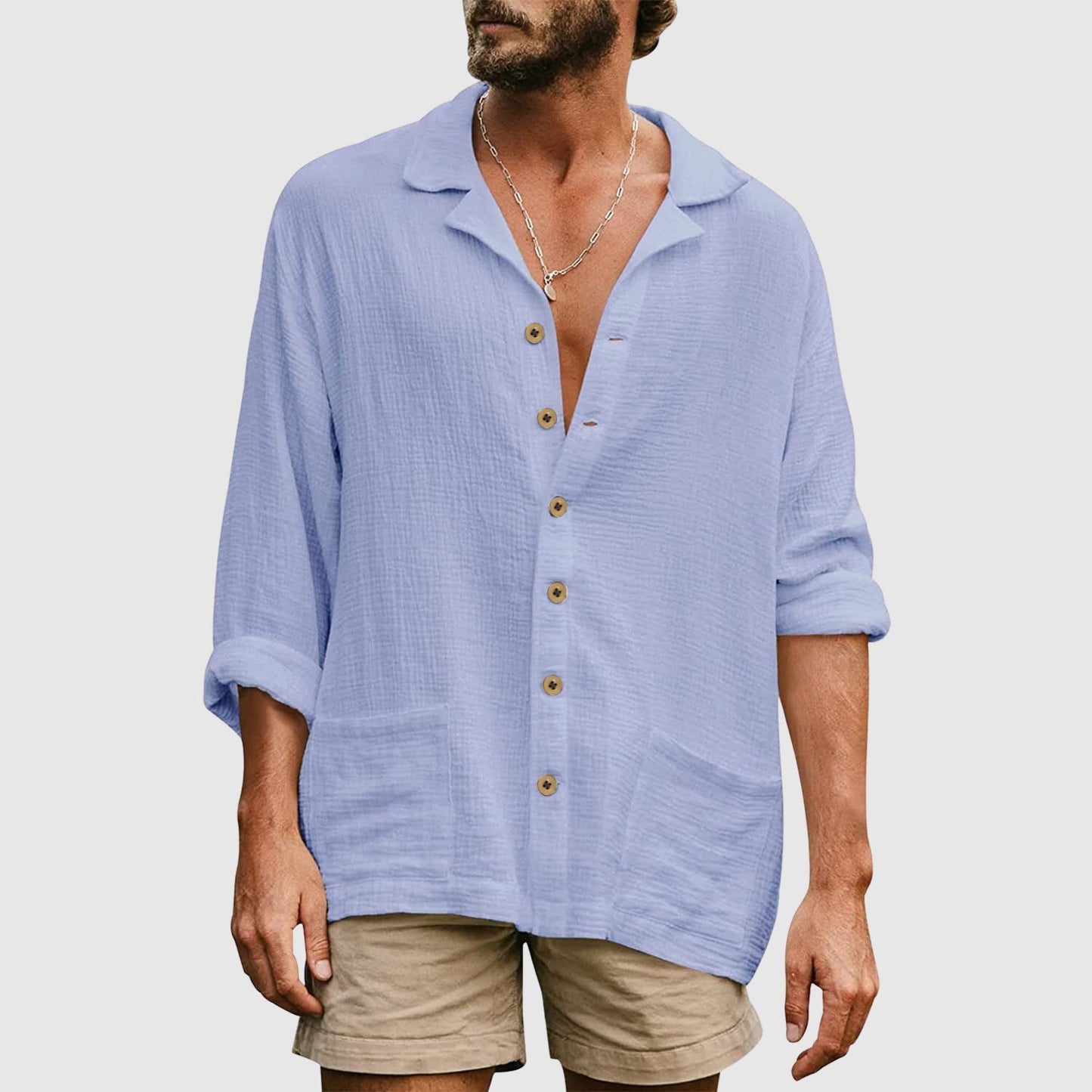 Frank Hardy Tropical Island Linen Shirt